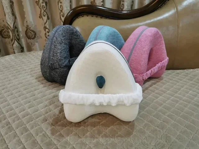Leg Knee Foam Pillow Memory Cotton Support Cushion Between Legs for Hip Pain Sciatica Side Sleeping Pillow Thigh Leg Pad Cushion