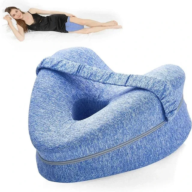 Leg Knee Foam Pillow Memory Cotton Support Cushion Between Legs for Hip Pain Sciatica Side Sleeping Pillow Thigh Leg Pad Cushion