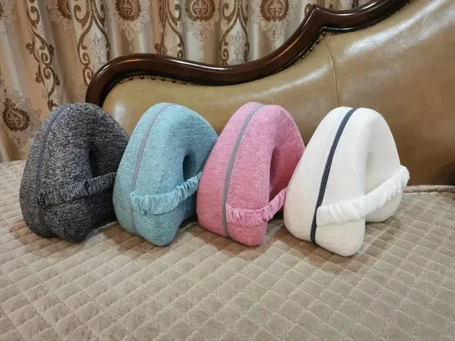 Leg Knee Foam Pillow Memory Cotton Support Cushion Between Legs for Hip Pain Sciatica Side Sleeping Pillow Thigh Leg Pad Cushion