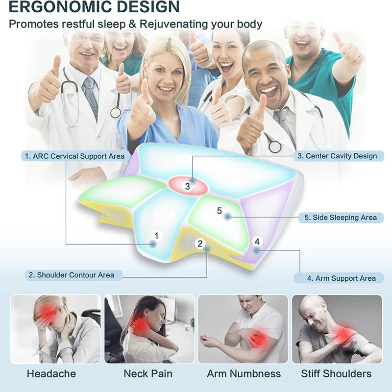 Wake Up Pain-Free: The Ergonomic Cervical Pillow for Neck Pain Relief